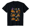 Halloween Tees for Women Men Kids Construction Trucks Excavator Spooky Halloween Toddler Kids T-Shirt - Black