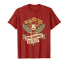 Mademark Send Bananas Not Texts Funny Monkey Design T-Shirt - Cranberry Red