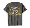 Halloween Nurse Shirts For Women Scrub Costumes One Spooky Nurse Ghost Stethoscope Halloween Costume Nursing T-Shirt -
