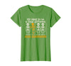 Orange Ribbon ADHD Awareness clothing Halloween Skeleton ADHD Awareness T-Shirt - Grass Green