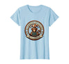 Mademark My Monkeys My Madness My Classroom Circus Design T-Shirt - Women - Baby Blue