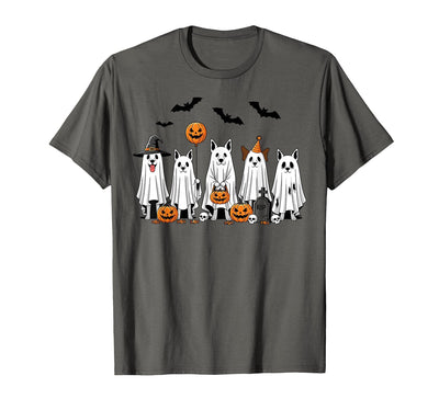 Spooky Dog Lovers Haunted Halloween Designs Halloween Ghost Dogs Pumpkin Candy Party Costume T-Shirt