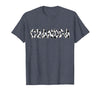 Cow Pattern Print Family Matching Birthday Shirts Cow Grandpa Birthday Family Matching Fathers Day Boy Girl T-Shirt -