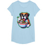 Noodle Ramen Boxer Dog Kawaii Anime Boxer Dog Ramen T-Shirt - Baby Blue