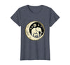 Mademark Mama and Baby Elephant Walking Together T-Shirt - Women - Heather Blue