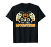 Mens Halloween Shirts For Dad Daddy Papa Men Halloween Dad of Monsters Funny Family Costume Papa Daddy T-Shirt - Black