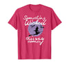 Witchy Halloween Witch Tees Halloween Something Wicked This Way Comes Shakespeare Shirt T-Shirt - Red Heather