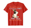 Cute Rabbit Lover Bunny Graphic T-Shirt (Dark Heather Grey) in Red