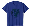 Mademark Fish Fear Me Funny Fishing for Men Angler Humor Quote T-Shirt - Royal Blue