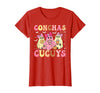 Funny Conchas and Cucuys Mexican Tees Halloween Cute Conchas and Cucuys Ghost Funny Halloween Mexican Ghost T-Shirt - Red