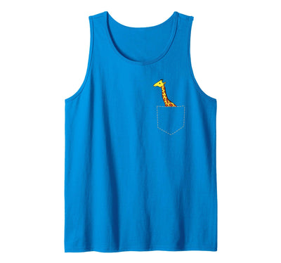 Cute Giraffe in Bag Cool Large Giraffe Large Tank Top