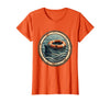 Mademark Shark Fin Rescue Buoy Lifeguard Graphic T-Shirt - Orange