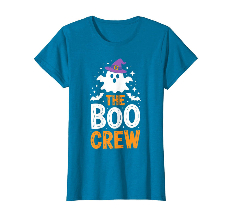 The Boo Crew Shirts The Boo Crew Shirt Matching Men Women Kids Halloween Costume T-Shirt - Sapphire Blue
