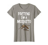 Pretend I'm A Mosquito Funny Halloween Costume Pretend I'm A Mosquito Funny Lazy Halloween Costume Party T-Shirt - Slate Grey
