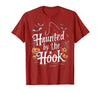 Fishing Halloween Trick Or Treat SteMi Apparel Fishing Halloween Spooky Fisherman Fish Trick Or Treat T-Shirt - Cranberry Red
