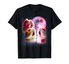 3 Animals Howling At The Moon Shirt & Gifts 3 Guinea Pigs Howling at The Moon Funny Pet Guinea Pig Lover T-Shirt - Black