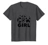 Mademark Cow Girl Moo-tiful Cows For Women Farm Lover Gift T-Shirt - Dark Heather Grey