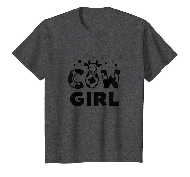 Mademark Cow Girl Moo-tiful Cows For Women Farm Lover Gift T-Shirt - Dark Heather Grey