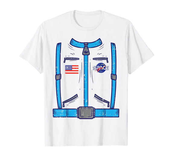 Halloween Shirts For Women Men Kids Boys Girls Space Suit Astronaut Cosmos Halloween Costume Men Kids Boys T-Shirt - As