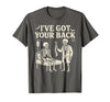 Halloween Costume For Doctor I've Got Your Back I've Got Your Back Halloween Skeleton Doctor Costume T-Shirt - Asphalt Grey