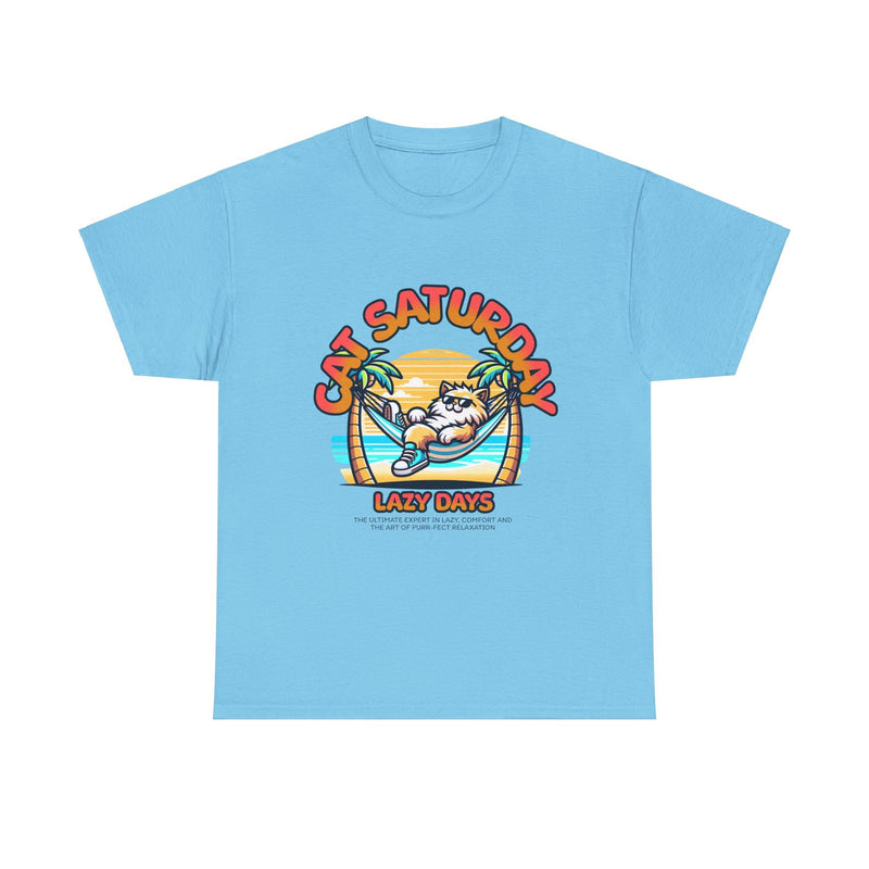 GENERIC cat Unisex Heavy Cotton Tee Sky - As Pictured