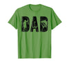 Fishing Gifts for Dad Father's Day Fisherman Fishing Dad Birthday Classic Bold Font Fish Daddy T-Shirt - Grass Green