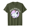 Himalayan Rabbit Mom T-Shirt in Olive Green