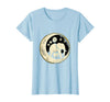 Mademark Mama and Baby Elephant Walking Together T-Shirt - Women - Baby Blue