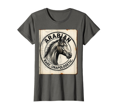 Mademark Arabian Rare Unapologetic Horse Portrait Design T-Shirt