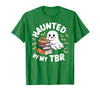 Halloween Student Books Lovers Haunted By My TBR Haunted By My TBR Cute Ghost Book Reading Teacher Halloween T-Shirt - Kelly