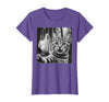 Halloween Cat Selfie with Spooky Ghost t -shir t Halloween Cat Selfie with Spooky Ghost T-Shirt - Purple Heather