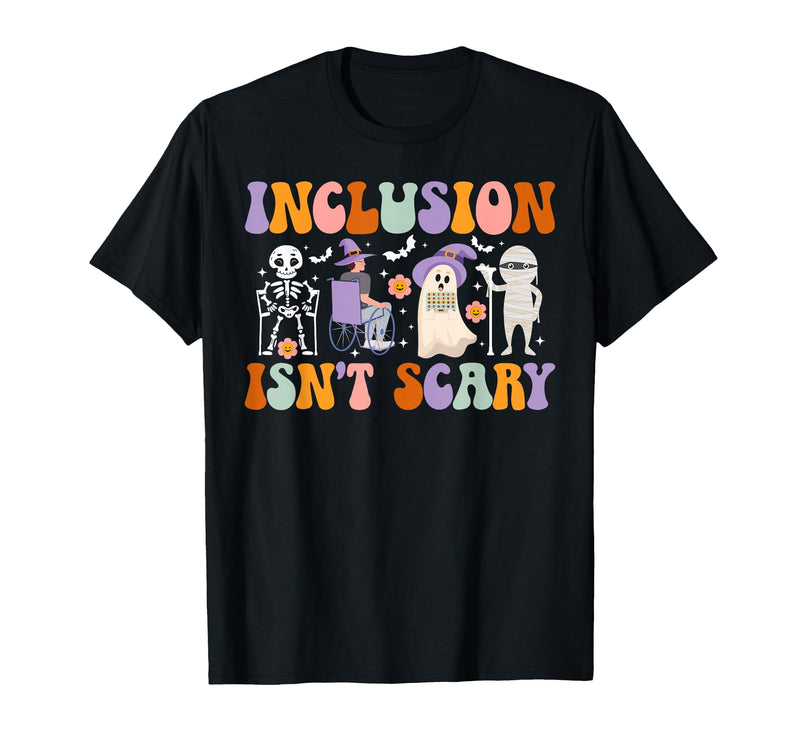Halloween Applied Behavior Analysis Ghost Groovy Spooky ABA Therapist Halloween Groovy ABA Therapy T-Shirt - Black