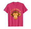 Mademark Monkey See Monkey Do Funny Primate Design T-Shirt - Men - Red Heather
