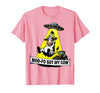 Mademark Moo-FO Got My Cow Alien Abduction Design T-Shirt - Pink