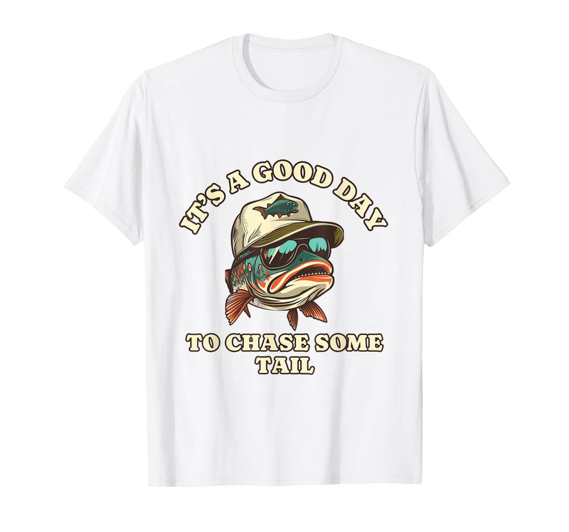 Funny Outdoor Anglers & Fisherman Designs Catch Fish and Laugh Hard with This Fishing Pun T-Shirt - White