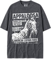 BABATEES U.S.A. MAX-Heavyweight Punk Rock Animals Shaka Wear Oversized 7.5oz Cotton Tshirt - Appaloosa
