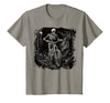 Scary Cyclist Skeleton Gifts Cycling Skeleton Mountain MTB Bicycle Cyclist Skeleton T-Shirt - Slate Grey