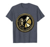 Mademark Monkey Business Pie Chart Funny Graphic Tee T-Shirt - Men - Heather Blue