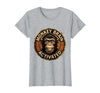 Mademark Monkey Brain Activated Funny Primate Design T-Shirt - Women - Heather Grey