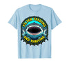 Mademark Whale Shark Filter Feeding and Thriving Design T-Shirt - Baby Blue