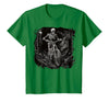 Scary Cyclist Skeleton Gifts Cycling Skeleton Mountain MTB Bicycle Cyclist Skeleton T-Shirt - Kelly Green