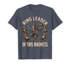 Mademark Ring Leader Of This Madness Circus Monkey Design T-Shirt - Men - Heather Blue