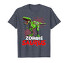 Dinosaur T Rex Zombie Saurus Halloween Kids Boys Zombie Saurus Skeleton Dinosaur T Rex Zombie Halloween Boys T-Shirt -