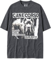 BABATEES U.S.A. MAX-Heavyweight Punk Rock Animals Shaka Wear Oversized 7.5oz Cotton Tshirt - Cane Corso
