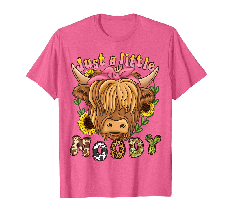 Scottish Highland Cow Lover And Owner Co. Highland Cow Scottish Highland Cow T-Shirt - Pink Heather