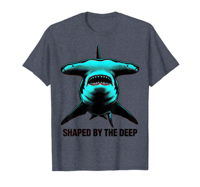 Shaped by the Deep Hammerhead Shark Design T-Shirt