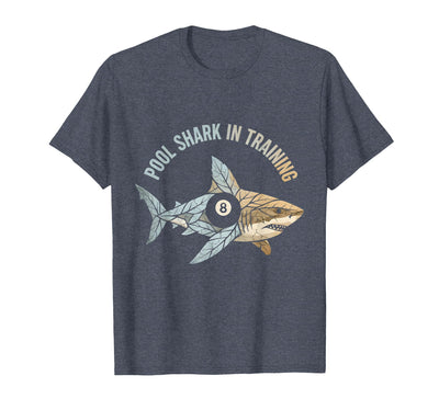 Pool Shark In Training 8 Ball Billiards Design T-Shirt
