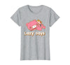 Gloomy Bear The Naughty Grizzly & Pity Lazy Days Anime T-Shirt - Heather Grey