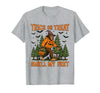 Bigfoot Halloween Costume Party Outfits Trick Or Treat Smell My Feet Bigfoot Halloween Sasquatch T-Shirt - Heather Grey