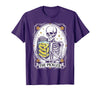 Tarot Card Skeleton Halloween Ades.shirt The Pickles Tarot Card Skeleton Canning Season Gardener T-Shirt - Purple